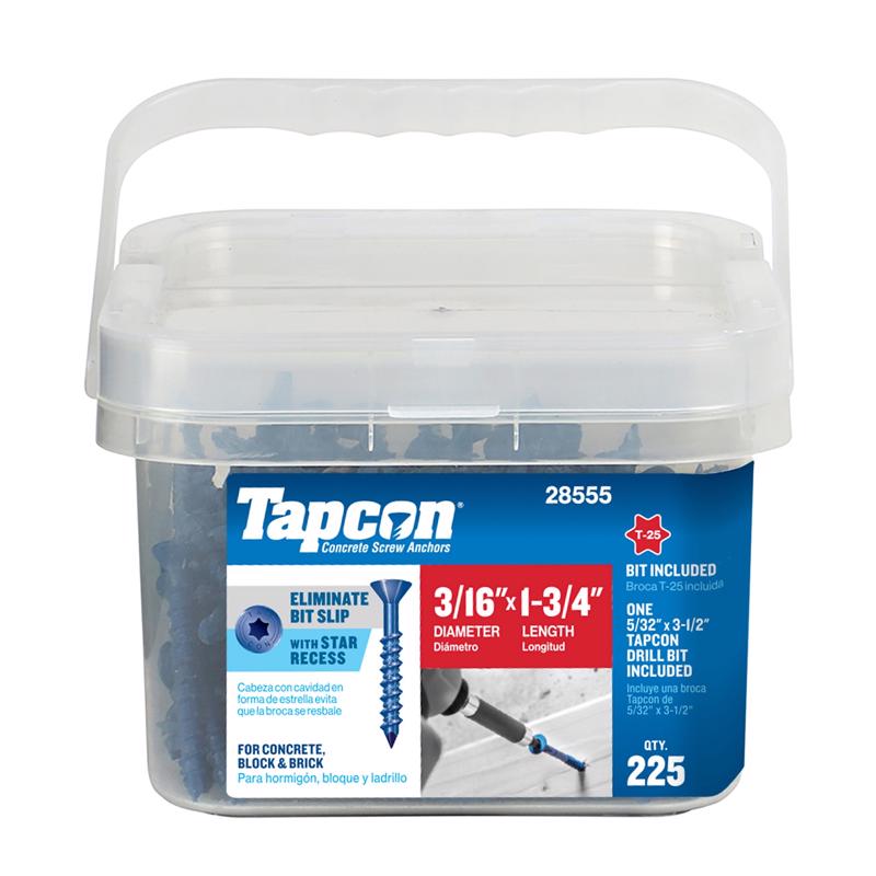 CN SCRW 3/16X1-3/4"225PK