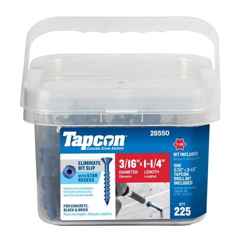 CN SCRW 3/16X1-1/4"225PK