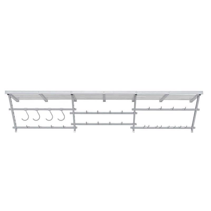SHELF KIT WHT STEEL 96"