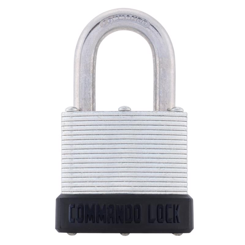 PADLOCK SILVER KEYED 1PK