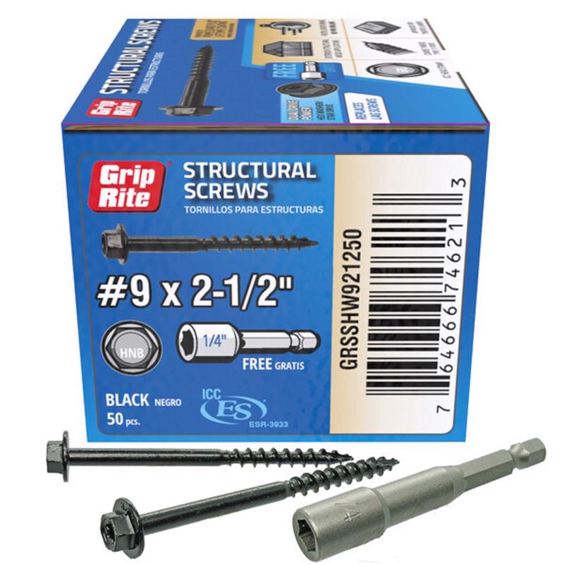 STRTRL SCRW 2-1/2" 50PK
