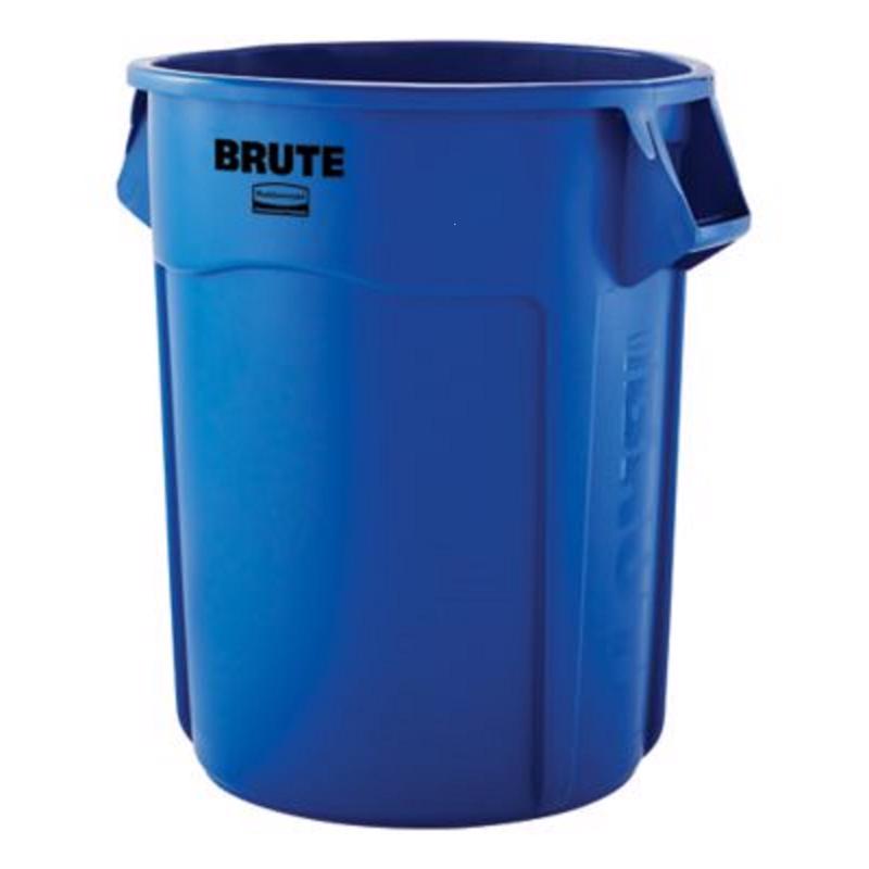 TRASH CAN RESIN BLU 44GL