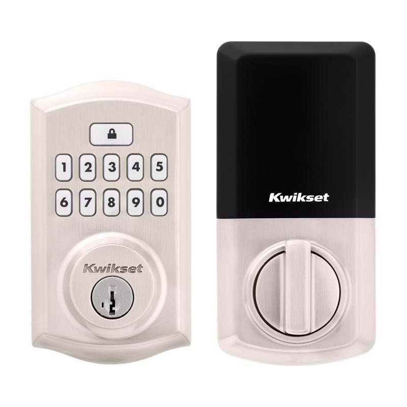 ELECTR DEADBOLT METAL SN