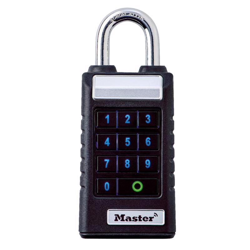 PADLOCK MTL SNGL BLK 2"