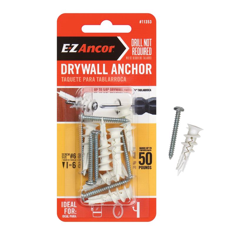 DRYWALL ANCHOR1-1/4" 6PC