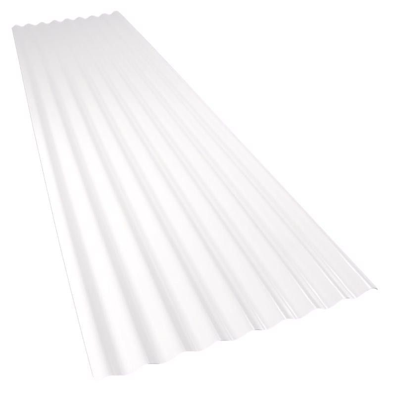 ROOF PANEL PVC WHT 8'