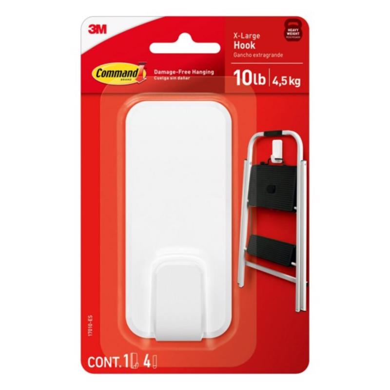 HOOK WHT X-LARGE PLSTC