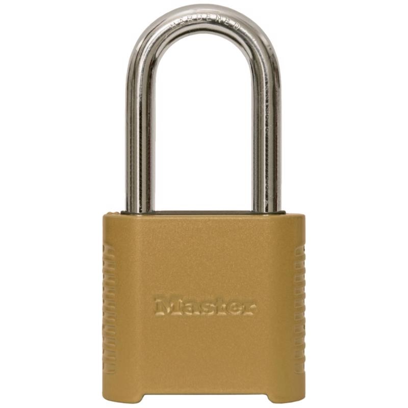 PADLOCK NUMRC GLD 5/16"