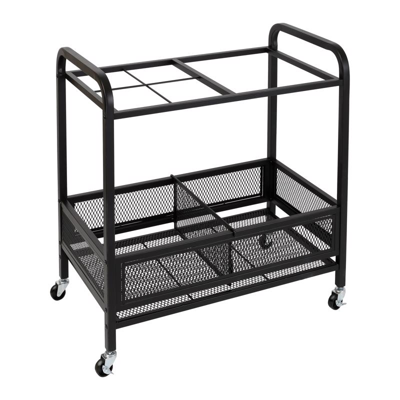 UTILITY CART STL BLK 34"