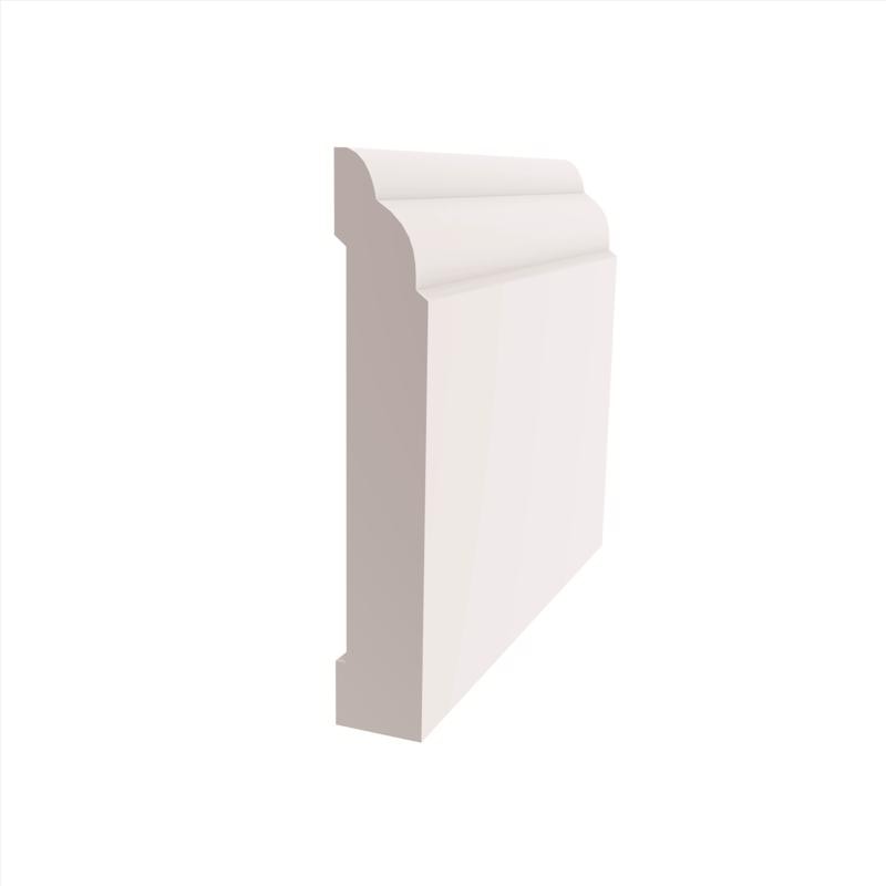 BASEBOARD PVC WHT 3-1/4"