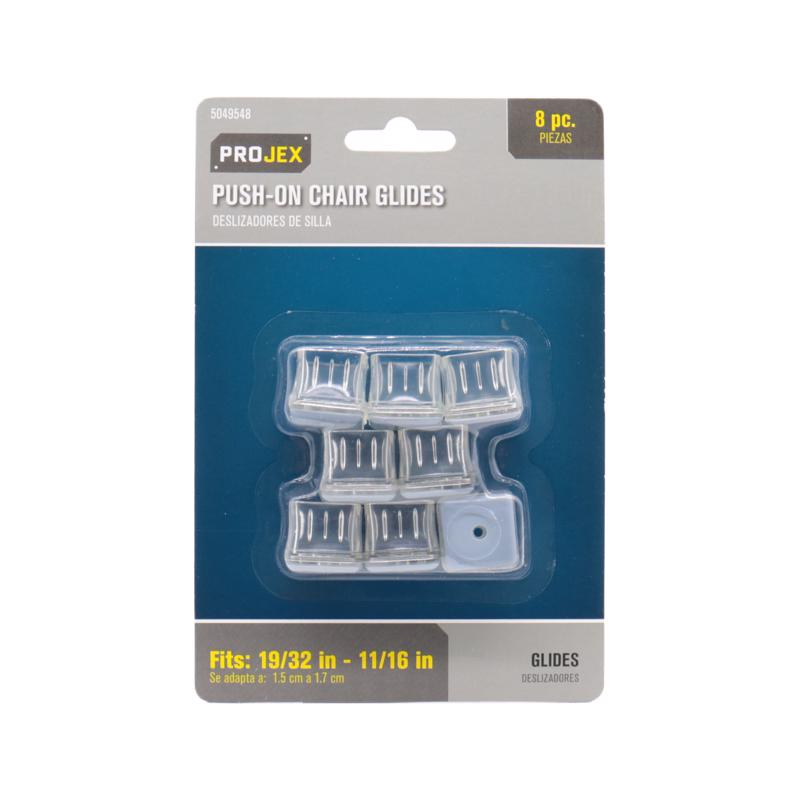 CHAR GLID PSH-ON GRY 8PK