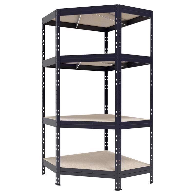 SHELF 4TIER MTL 71"H