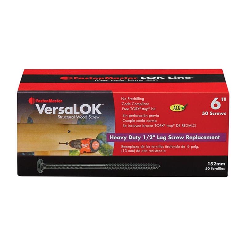 STRCTRL WD SCRW 6" 50PK