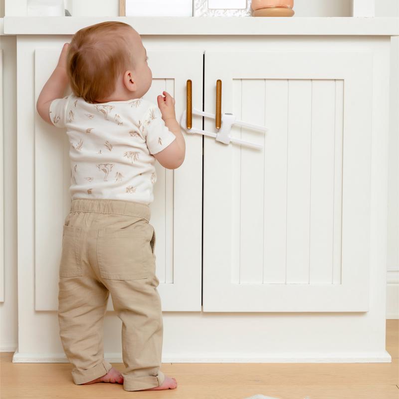 CABINET LOCK WHT PLS 2PK