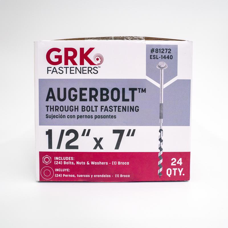 AGR BLT CRB STL HEX 1/2"