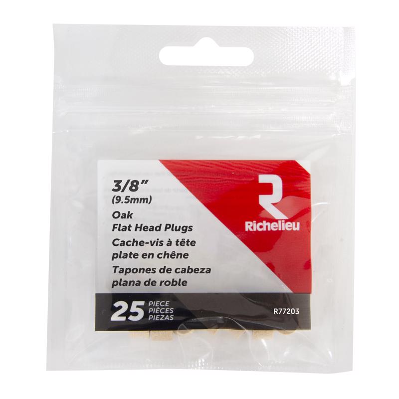 HEAD PLUG FLT 3/8" 25PK