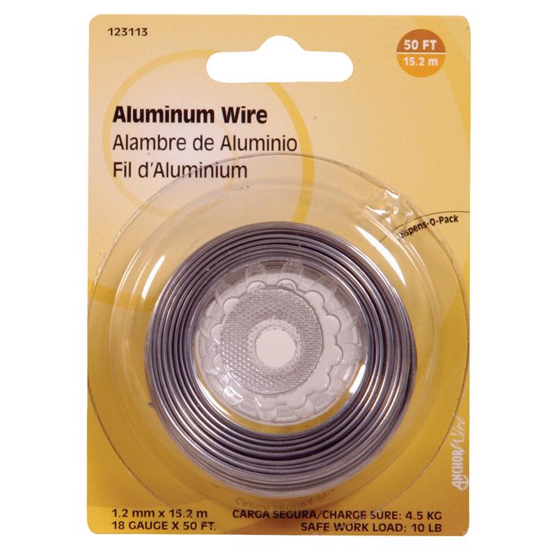 WIRE ALUMINUM 18GA 50FT