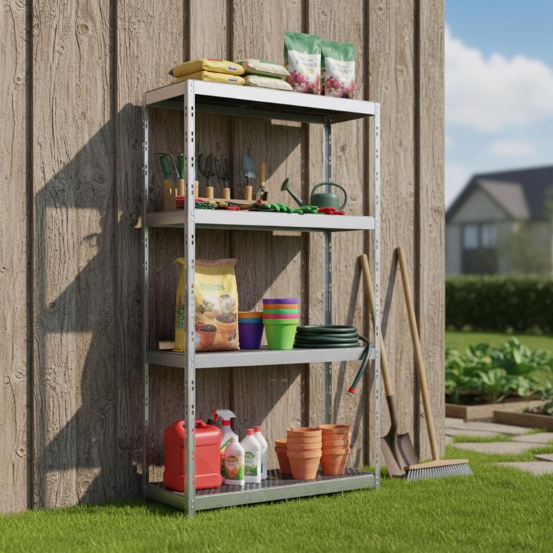 SHLVNG UNT STL GRY 71"