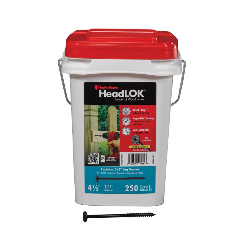 STRCTL WDSCRW 4.5" 250PC