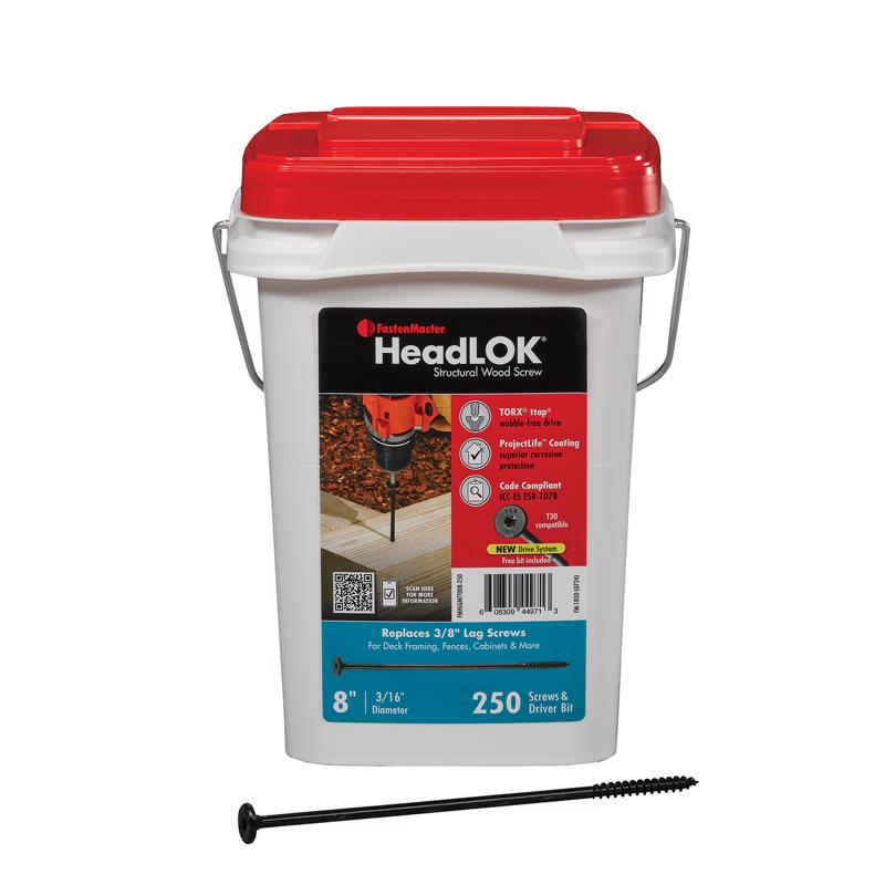 STRCT WD SCRWS 8" 250PK