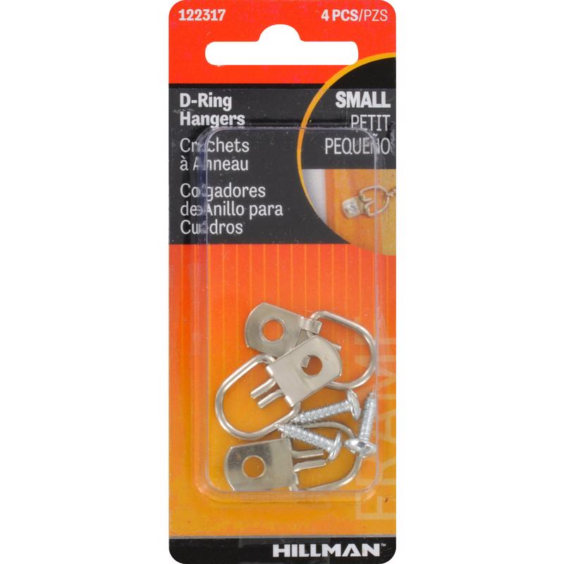 HANGR D-RING SM STL CD4
