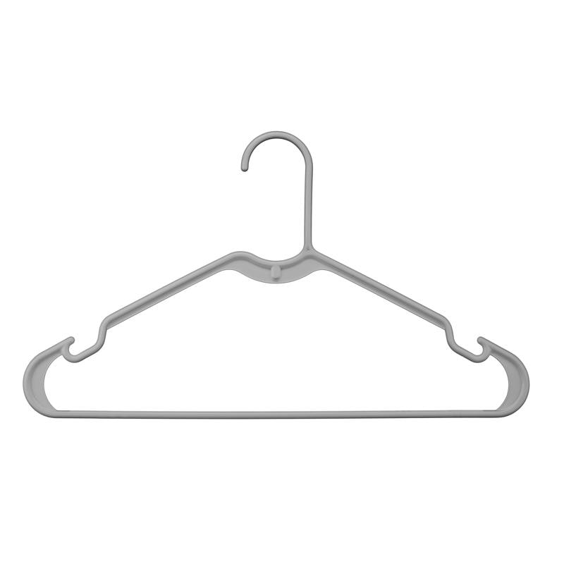 HANGER PLST GRY 10PK
