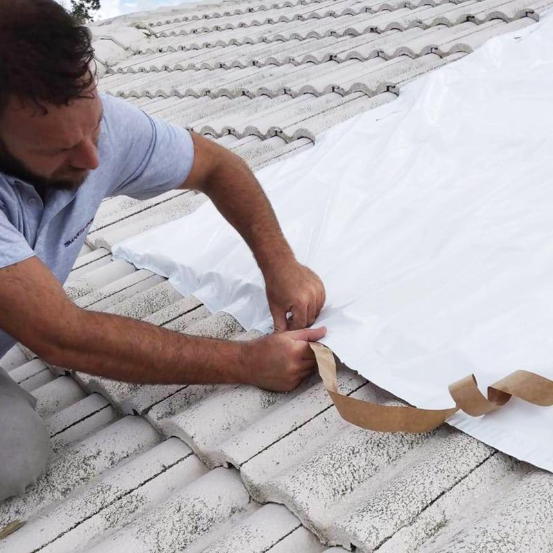 TARP POLY WHT 120X120"