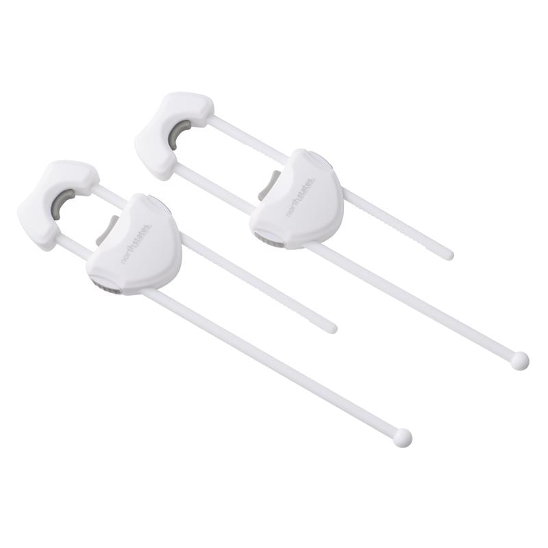 CBNT LCKS PLST WHT 2PC