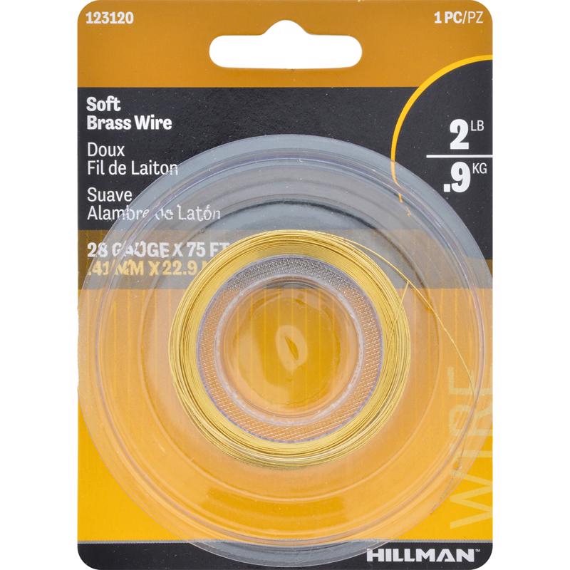 HBY WIRE BRS 28GA 75'