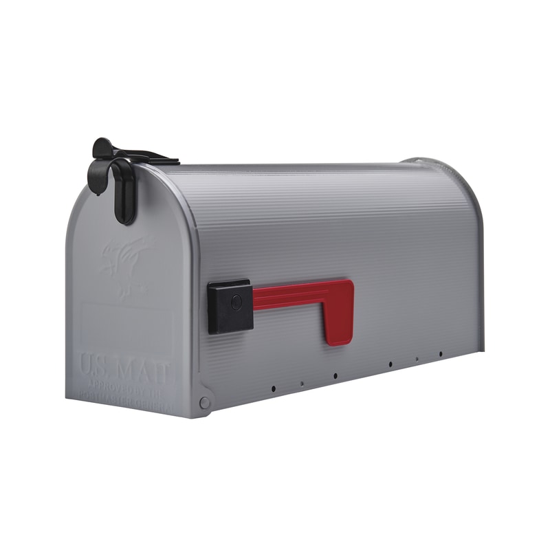 MAILBOX RURAL #1 GRAY