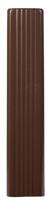 EXT DOWNSPOUT BRN 2X3X15