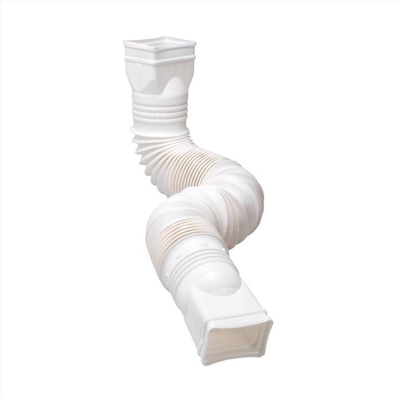 DWNSPOUT EXTNSN WHT 55"L