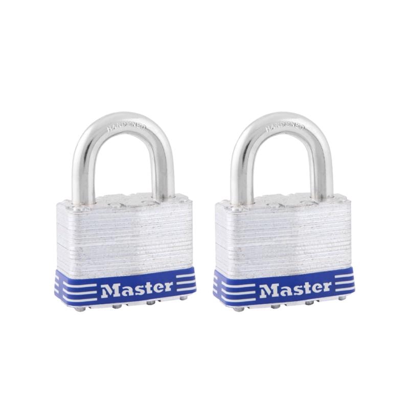 PADLOCK 2"LAMINATED 2PK