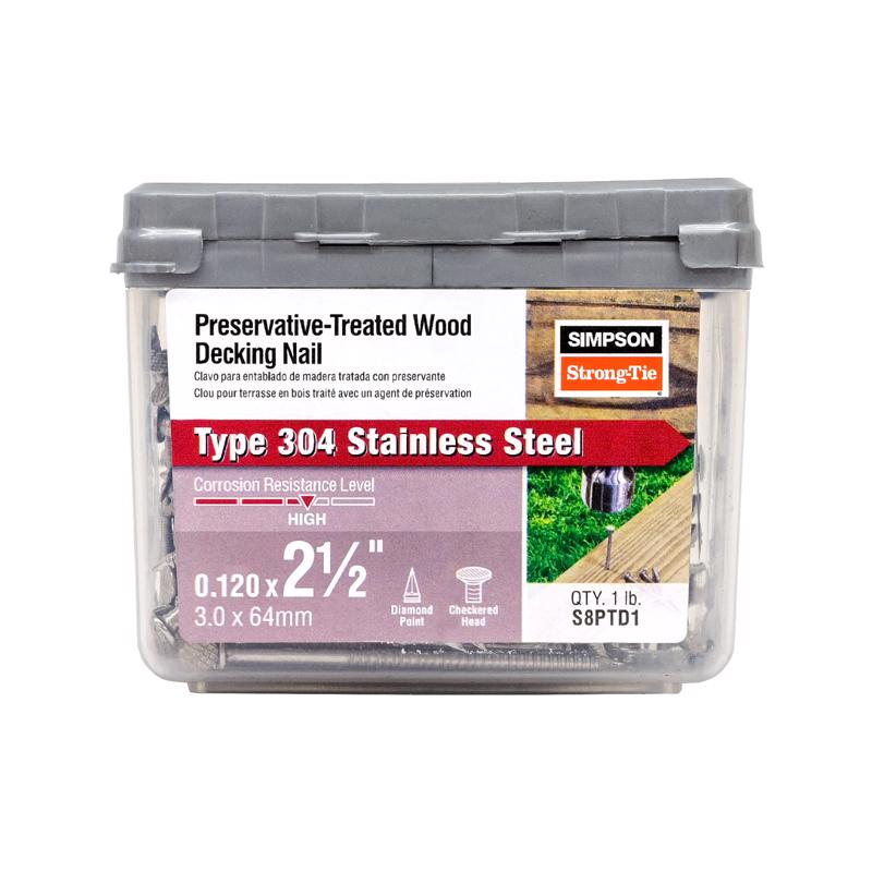 NAIL 2-1/2"RS S/S DECK1#