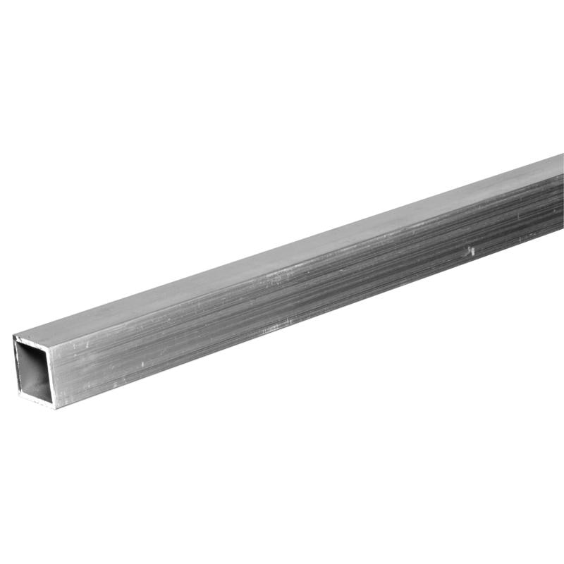 TUBE SQUARE 1"X8'BRTALUM
