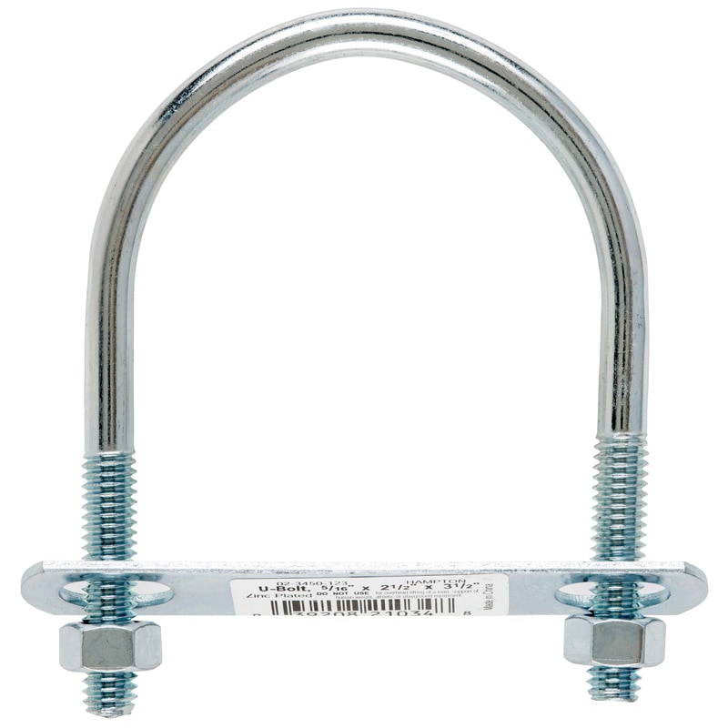 BOLT U 5/16"X2.5"X3.5"