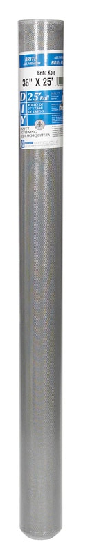 SCREEN ALUM 36X25' BRITE