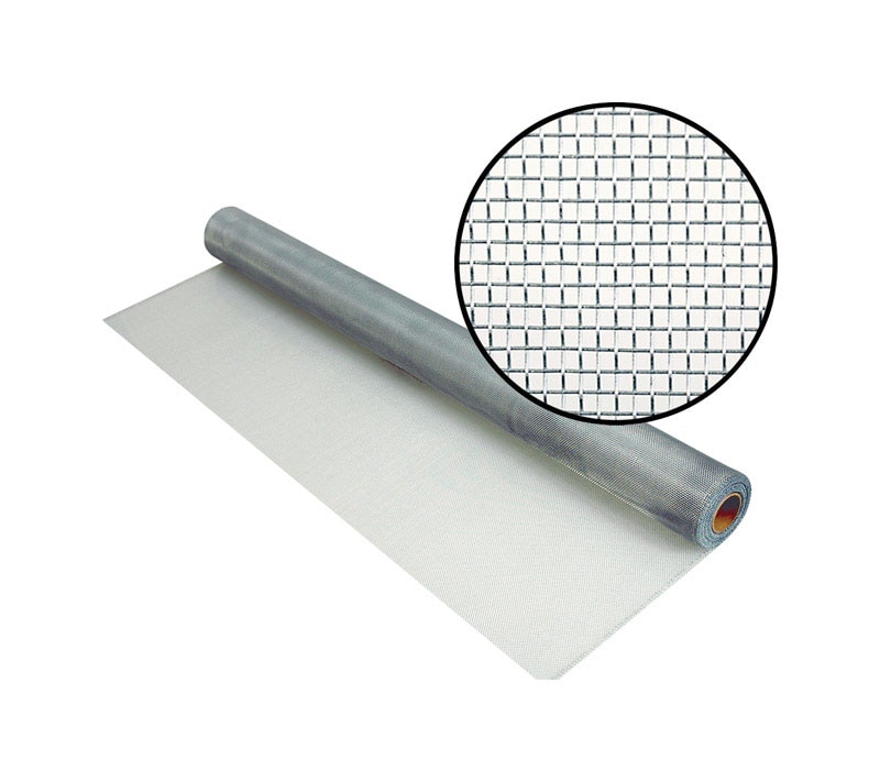 SCREEN ALUM 48X25' BRITE