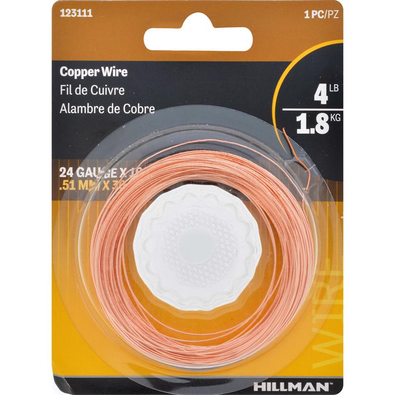 HBY WIRE COPPR 24GA 100'