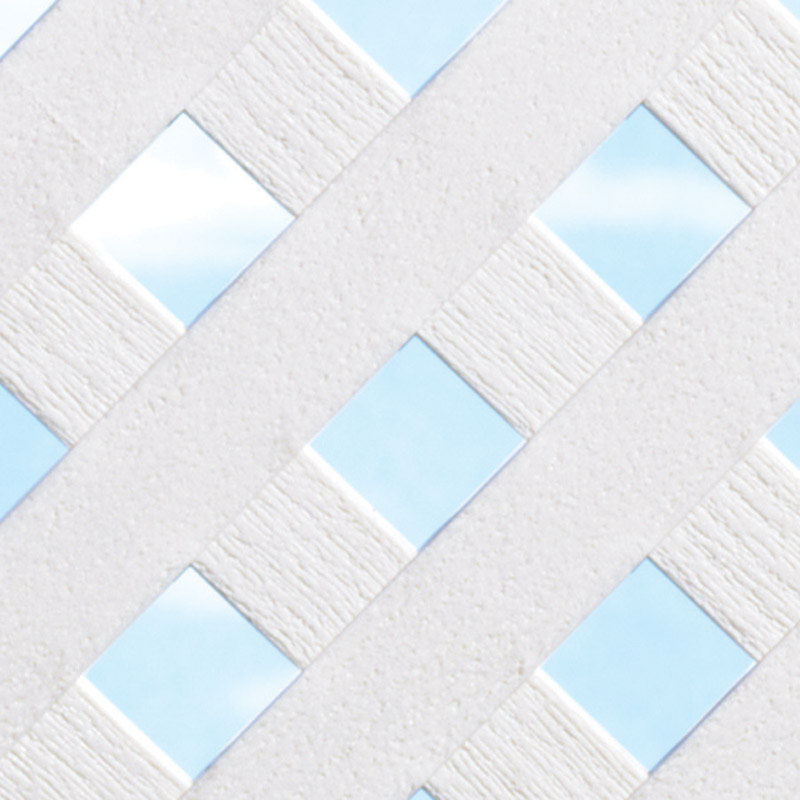 LATTICE PRIVACY 4X8 WHT