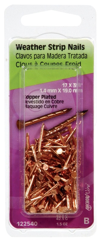 NAIL WEATHRSTRP3/4X17