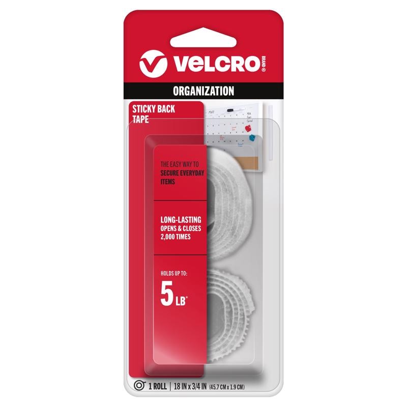 VELCRO HOOK+LOOP3/4"X18"