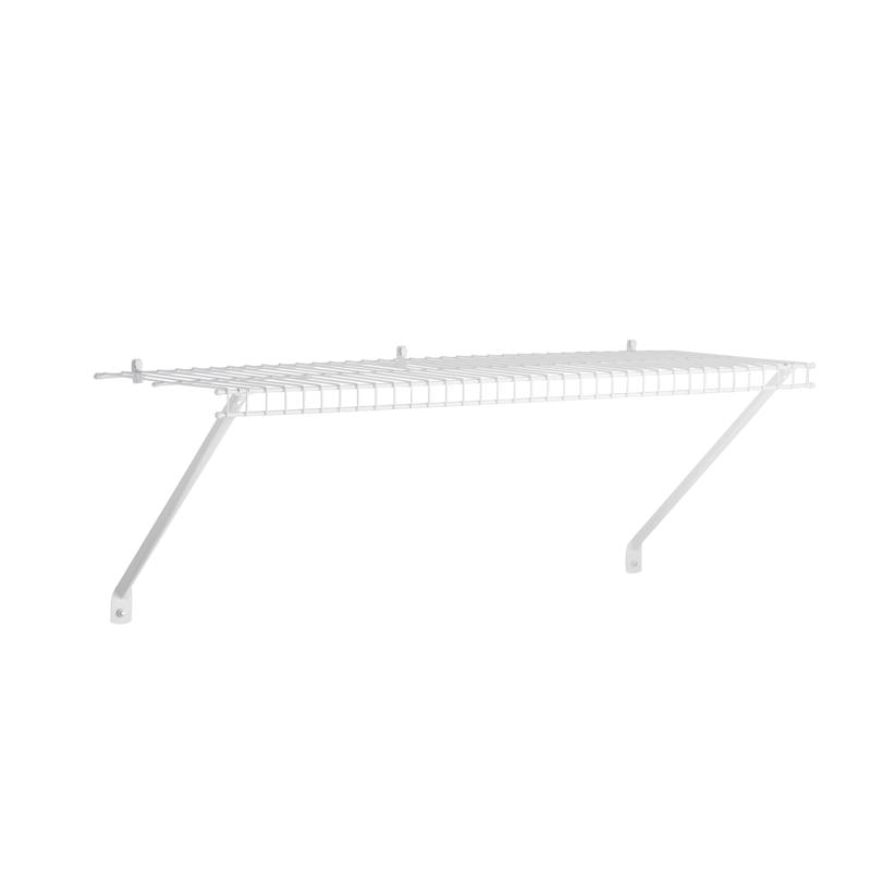 WIRE SHELF 36"X12" WHT