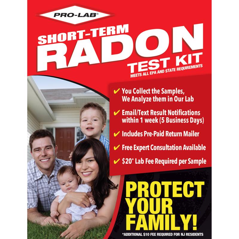 DETECTOR RADON TEST KIT