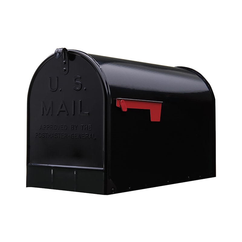 MAILBOX RURAL #3 BLACK