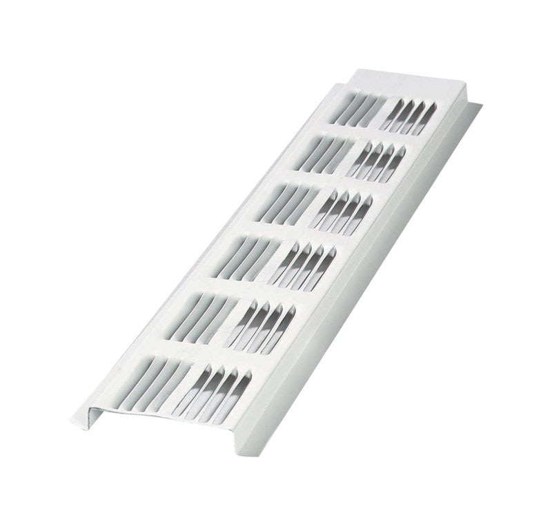 SOFFIT VENT ALUM WHT 96.6"