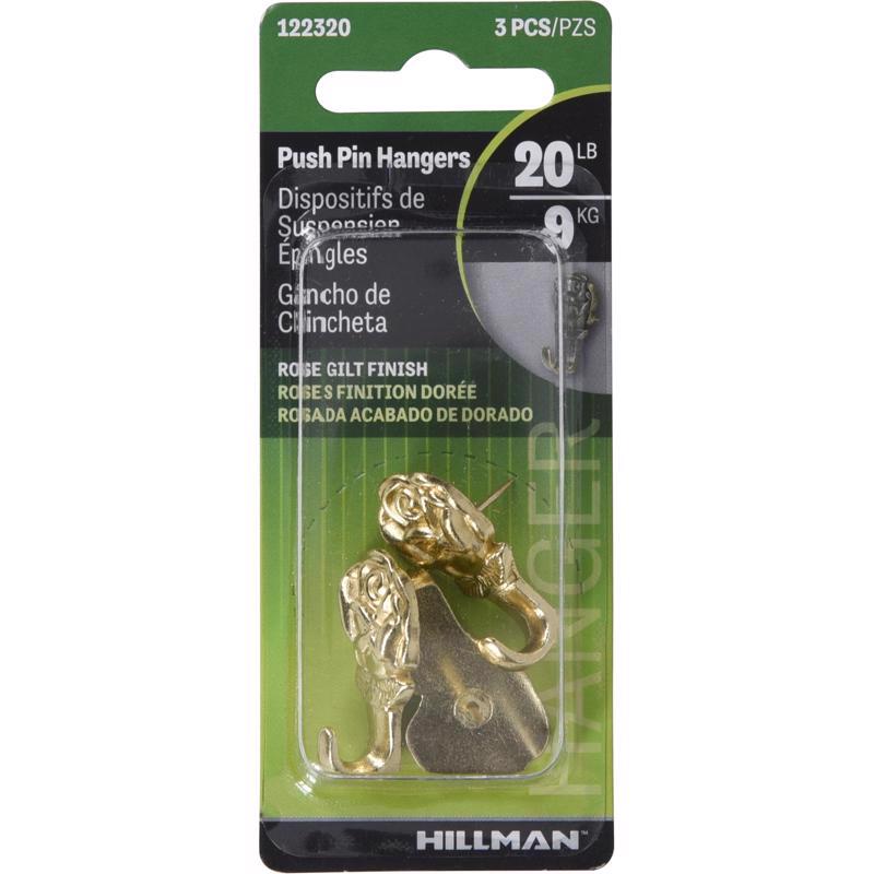 PUSH PIN ROSE GILT CD3
