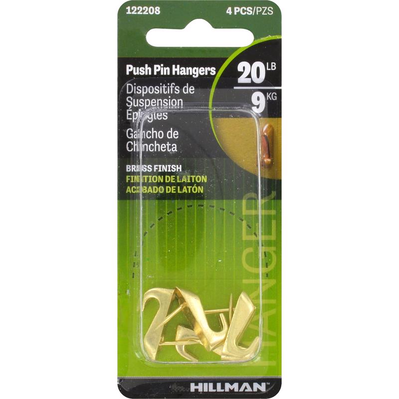 PUSH PIN BRASS 20LB CD4