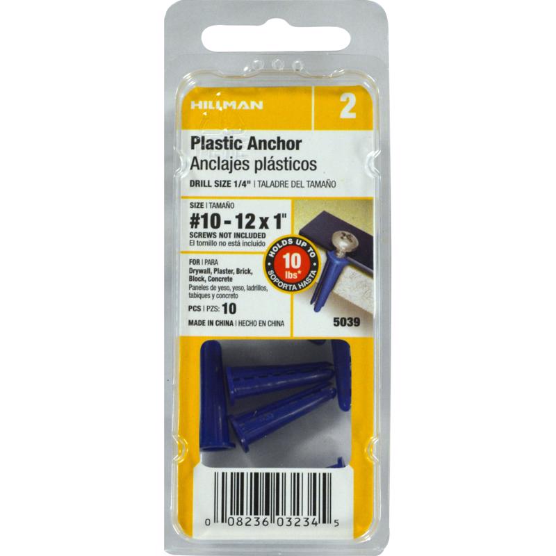 ANCHOR 10-12 PLASTIC10PK