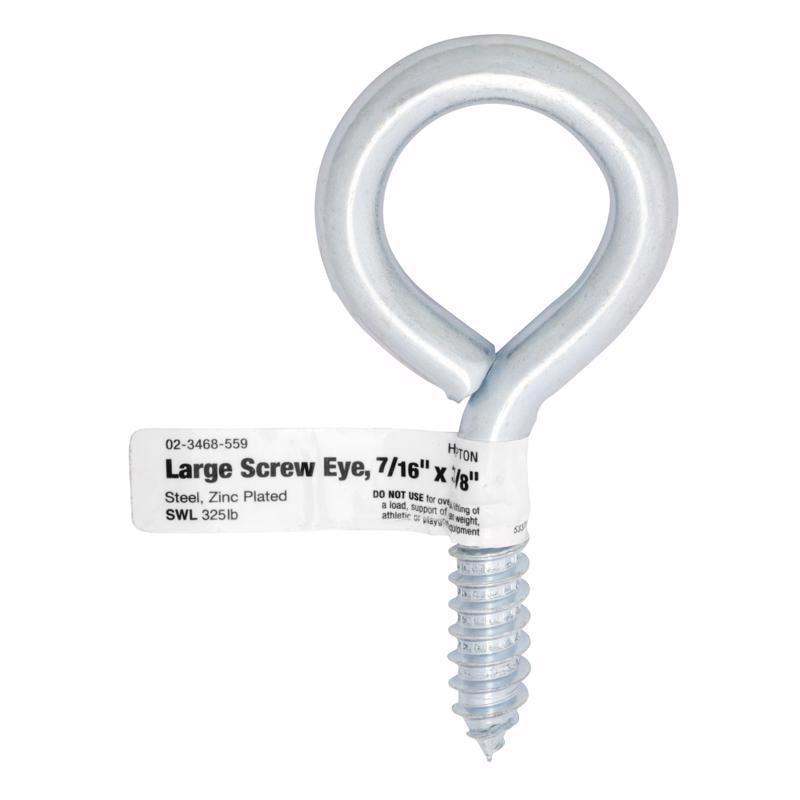 SCREWEYE LG 7/16"X3-7/8"